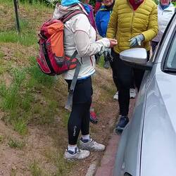 Die Madln beim Singen und Radln