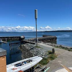 Breakwater for Point Hudson Marina.