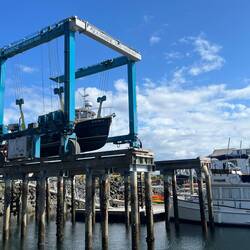 Ranger tug on travel lift