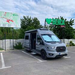 Unser Übernachtungsplatz in Berca