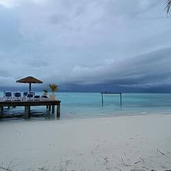 Am Ziel angelangt und wieder ziehen Wolken auf 😳