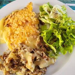 Wir haben lange gebraucht um zu schmecken was es ist.