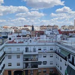 Aussicht von der Rooftop Bar in Triana (Westquartier von Sevilla)