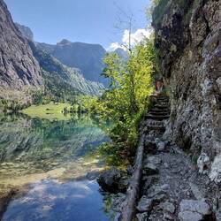 Die Kletterei beginnt...