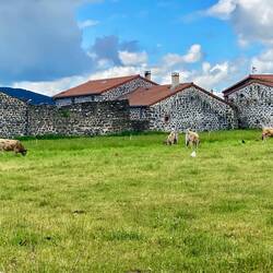 As always, we had some cows to observe. And some beautiful stone buildings.