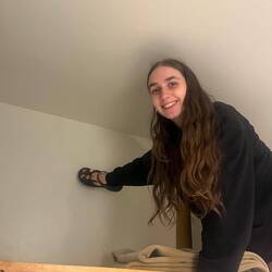 Maggie killing a spider (not following her morals but we must protect Emma)