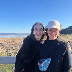 Maggie and Erin in Alma