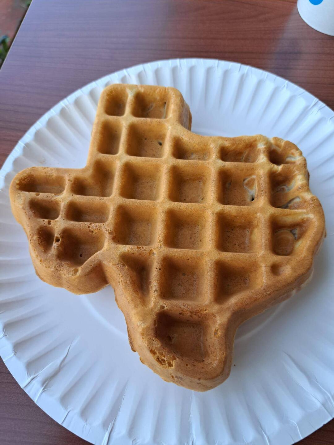 Texas als Waffel