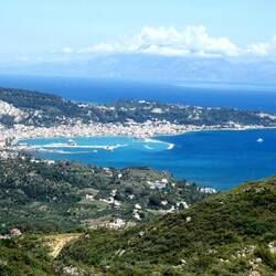 Blick auf Zakynthos-Stadt