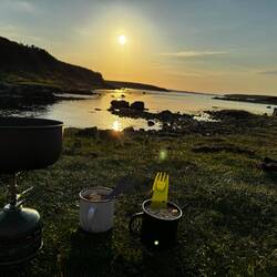 Abendessen mit tollem Ausblick