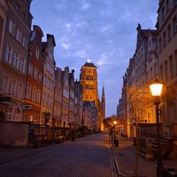 Gdańsk o świcie