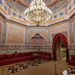 Una delle camere da letto del re