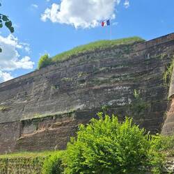The citadelle has massive high walls