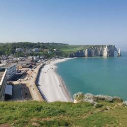 Stadtansicht Étretat