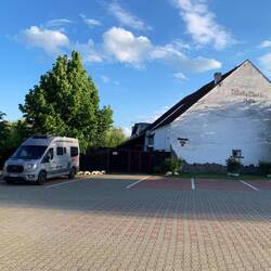 Unser heutiger Stellplatz zum Übernachten in Pejmer