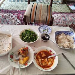 feines Essen am Nachmittag