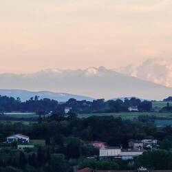 Den Canigou habe ich so deutlich von Béziers noch nicht gesehen