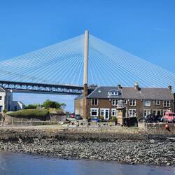 The Forth bridges and little lighthouse!!