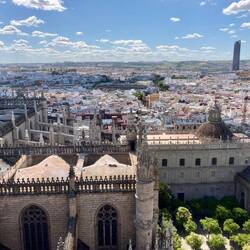 Aussicht vom Glockenturm in Richtung Westen