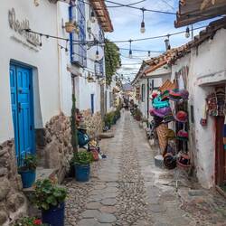 Pretty streets in San Blas area