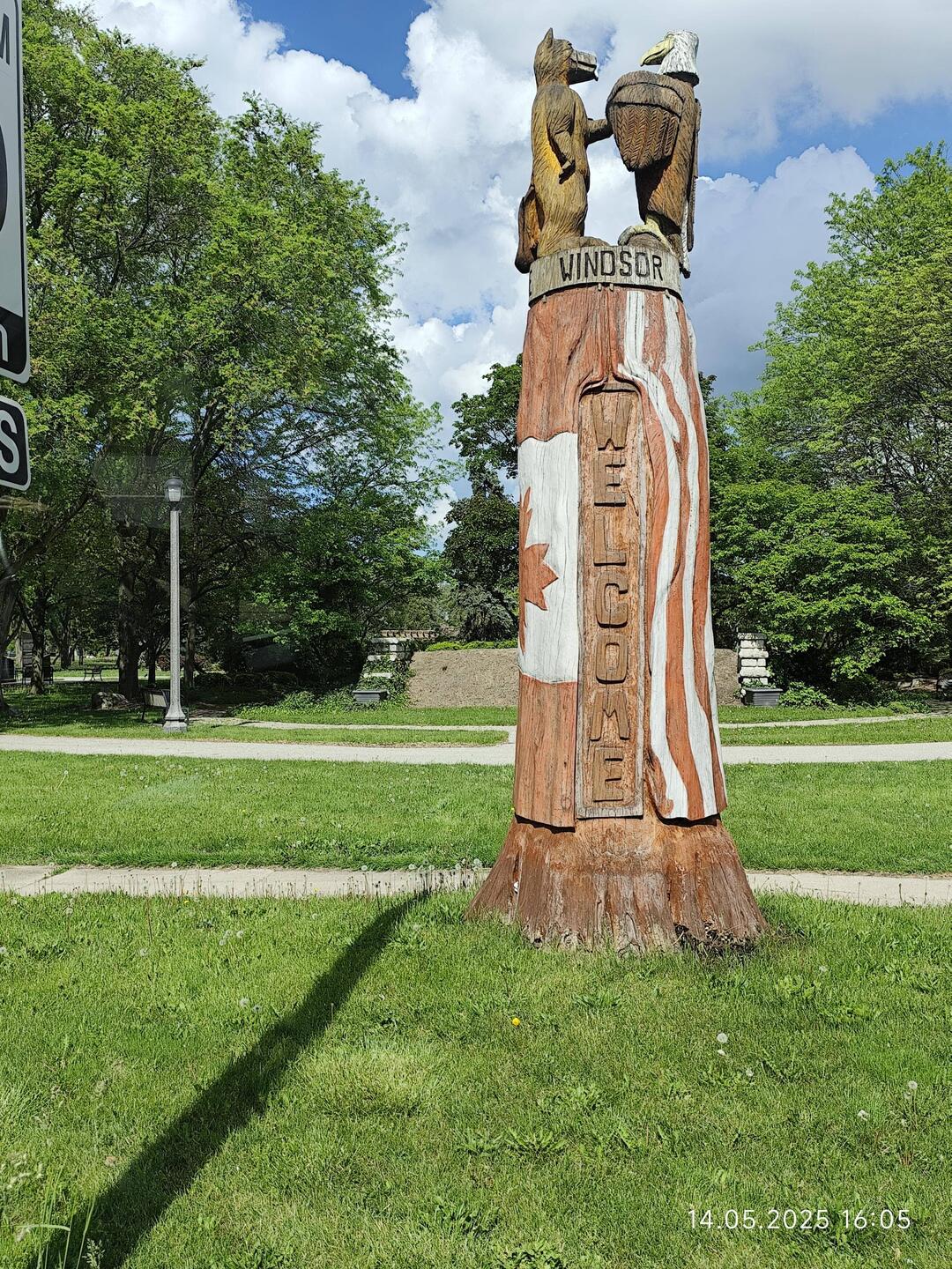 Bear and Eagle say hello 😁