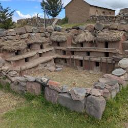 The area for the cavias, very popular dish in this area