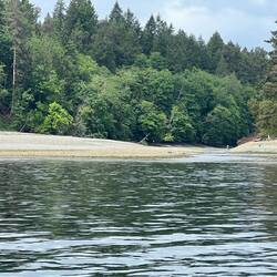 Entrance to Fisherman Harbor. Can only access it at high tide.