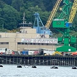 Lots of restricted areas around Navy bases.