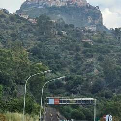 Taormina aus dem Auto