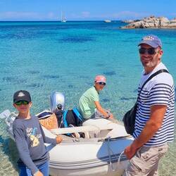 Plage de Zeri. Nous y serons seuls en ce début du mois de mai.