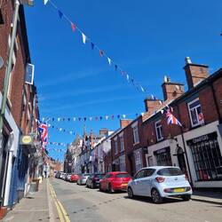 VE decorations at Leek