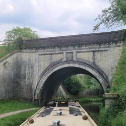 Hazelhurst Aqueduct where the Leek Branch passes over Caldon Canal