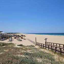 Strand und Bar für mich ganz alleine...