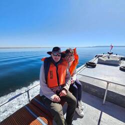 Fröhliches Schippern🛶 am Titicacasee