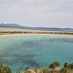 Sichelförmige Bucht Voidokilia Beach