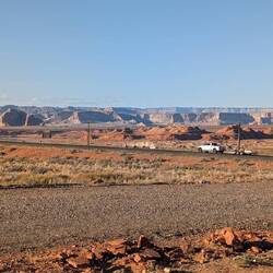 Aussicht vom Stellplatz