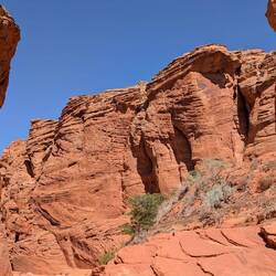 Zwischen den Canyons muss man auch mal kurz laufen