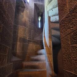 A look at those a few of those 247 spiral stairs we used to climb to the top.