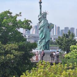 Die Freiheitsstatue...