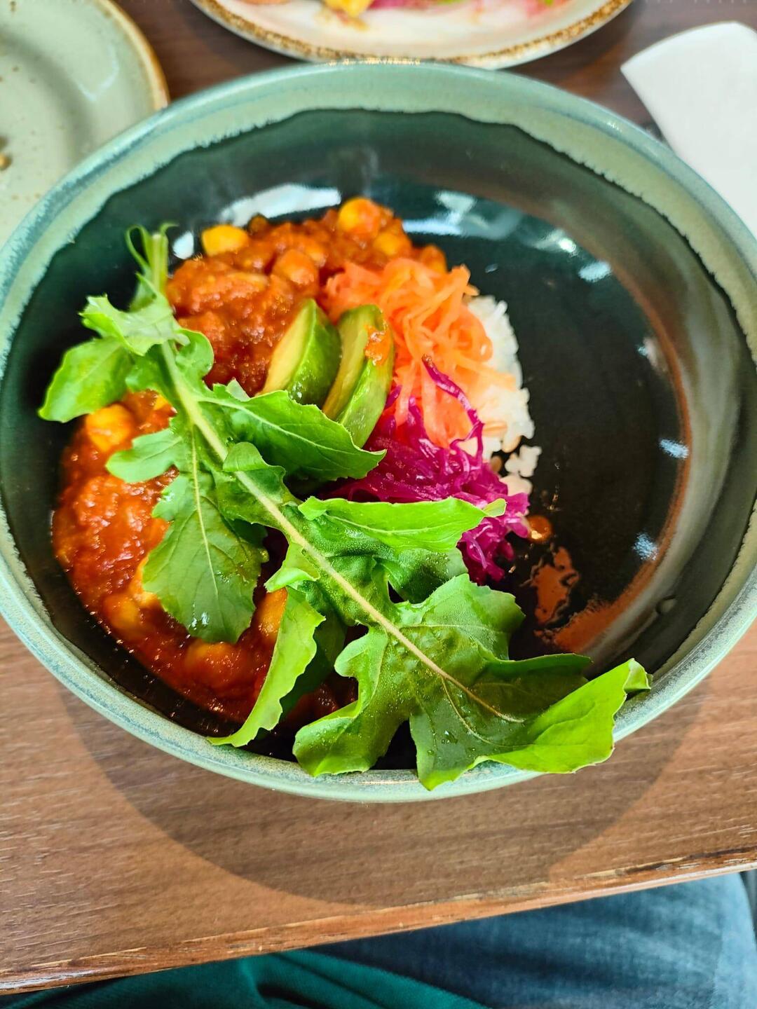 Vegetarisches Curry, sehr schmackhaft!