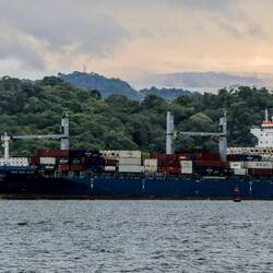 Watching ships passing through the Panama Canal is one of the attractions here.
