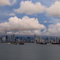 Panama City skyline.