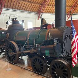 B&O engine No. 13 Lafayette marked the transition from the vertical to the horizontal boiler