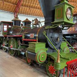 Early 'American' type 4-4-0 built for B&O by the Mason Machine Works in Taunton, Massachusetts