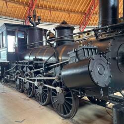 This engine hauled troops and supplies for the Union army in the American Civil War