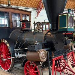 The only surviving locomotive built by the Wilmarth Locomotive Works. It served in the Civil War.