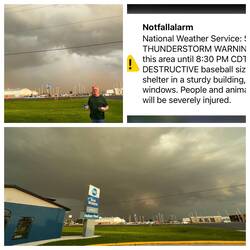 Also wenn das nicht mal bedrohlich wirkt. Wir haben unsere Picknicksachen gleich wieder eingepackt