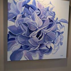 They had beautiful artwork by Elaine's cousin