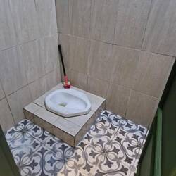 The toilet at the restaurant..