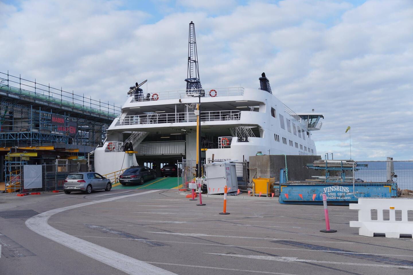Nachmittags mit der Fähre von Sorrento nach Queenscliff, ...